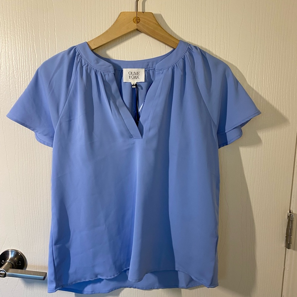 Olive & Oak Women's Light Blue Blouse